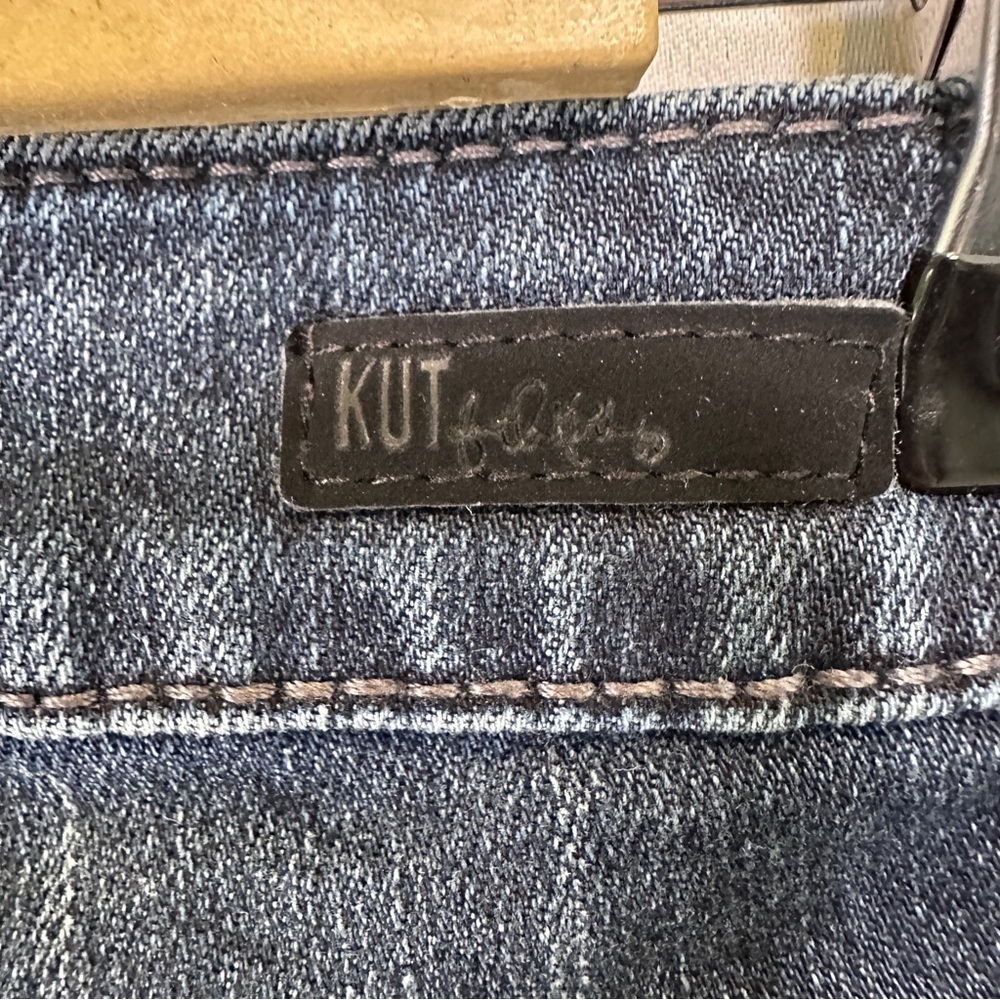 Kut from the Kloth Dark Blue Straight Leg Jeans - Size 6 - Picture 4 of 12